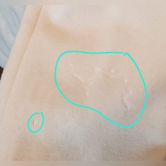 Marvin Richards Cream Wool Blend Long Coat XL - Picture 11 of 11